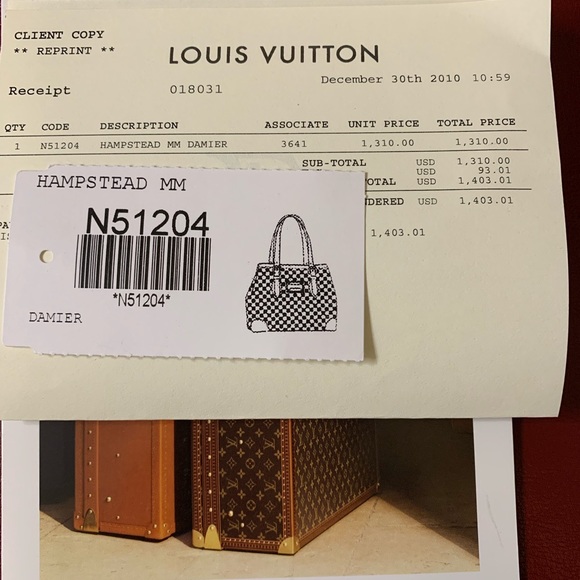 Louis Vuitton Hampstead MM Damier🌺🌺🌺 - Picture 2 of 8